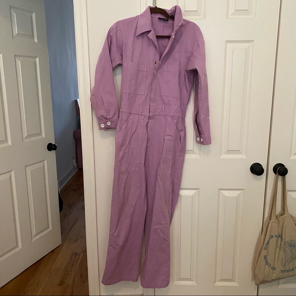 SIZE SM L/S BIG BUD PRESS JUMPSUIT LAVENDER